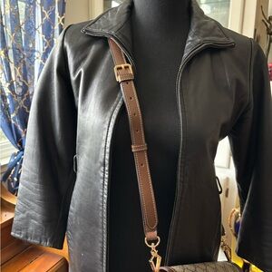 Black Leather Women's Jacket